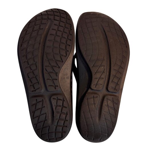 Oofos Oolala Luxe Midnight Spectra Women’s Size 9/40 Recovery Sandals Athleisure - Picture 6 of 10